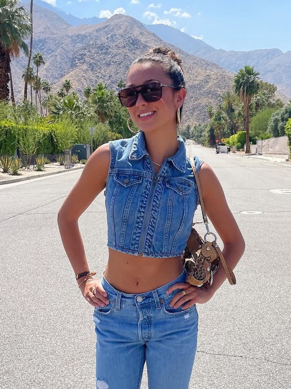 Thrifted BDG Jean vest